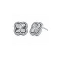 Clover Diamond Stud Earrings